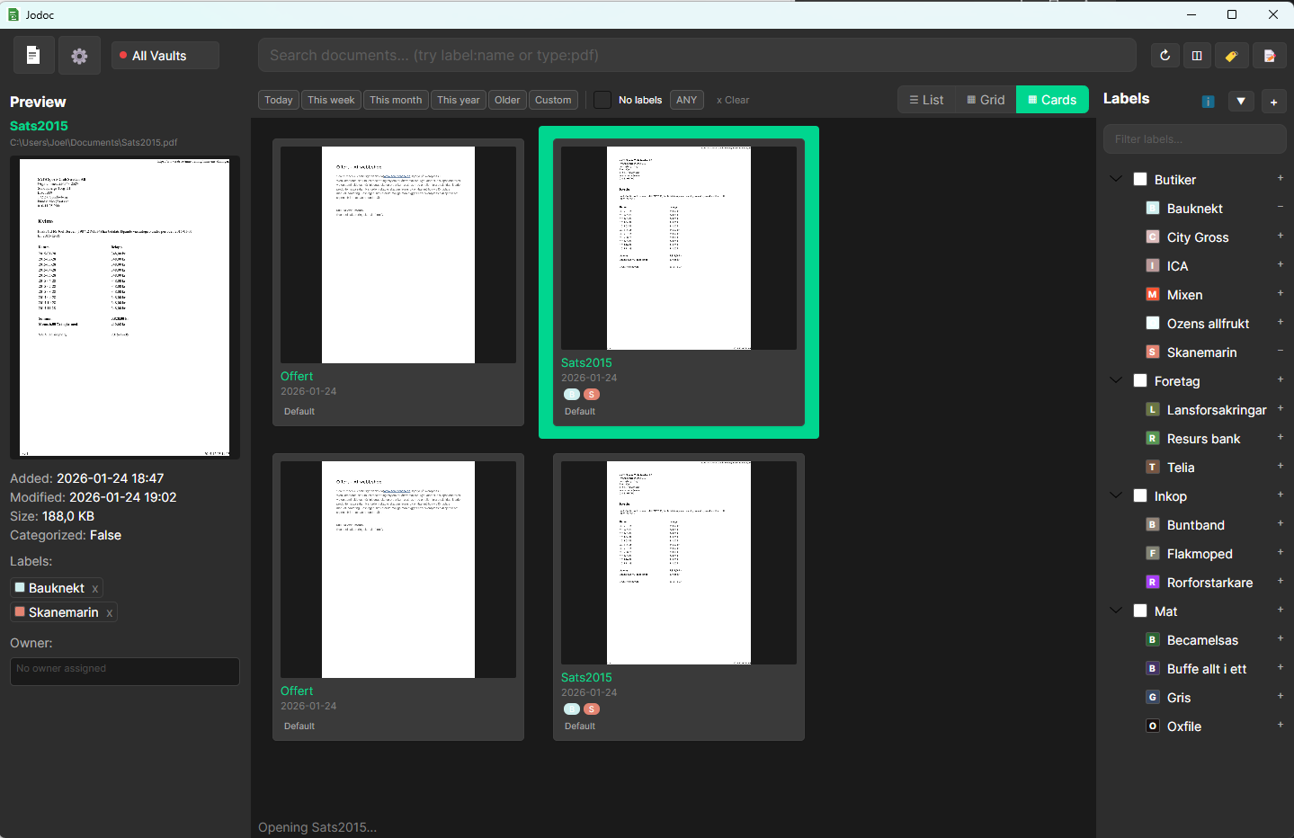 Your document library
